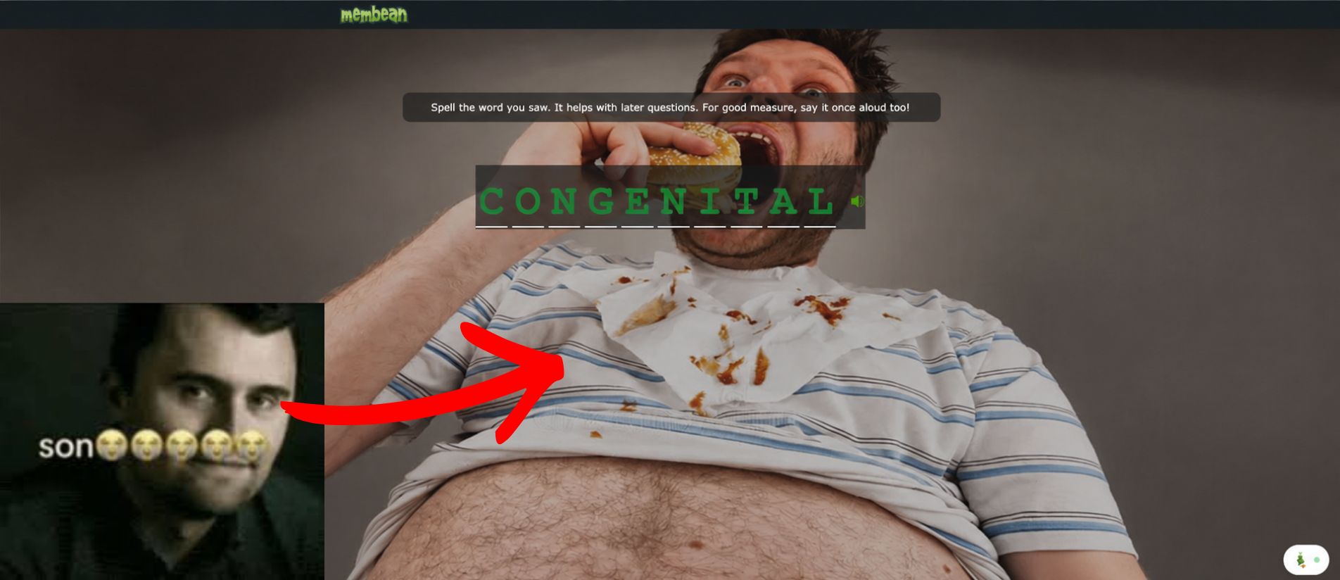MemGenie answering a Membean session without getting flagged